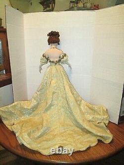 Franklin Mint Margaret Gibson Girl Presentation To The Queen Porcelain Doll
