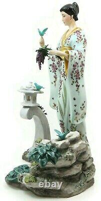 Franklin Mint Mariko Princess of the Wisteria Blossoms Manabu Saito 1989 NO BOX