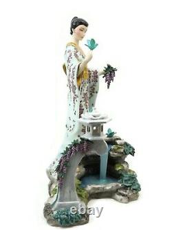 Franklin Mint Mariko Princess of the Wisteria Blossoms Manabu Saito 1989 NO BOX