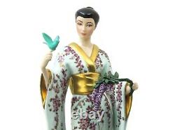 Franklin Mint Mariko Princess of the Wisteria Blossoms Manabu Saito 1989 NO BOX