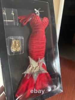 Franklin Mint Marilyn Monroe Doll Red Dress Ensemble New In Box