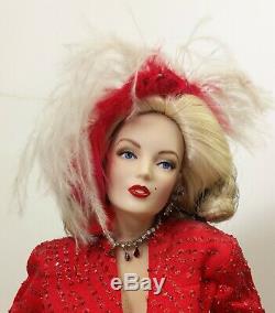 Franklin Mint Marilyn Monroe Gentlemen Prefer Blondes Porcelain Collector Doll