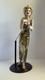Franklin Mint Marilyn Monroe Gold Dress Porcelain Doll with Stand & Perfume Bottle
