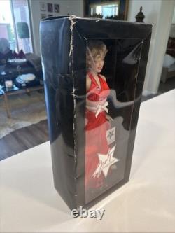 Franklin Mint Marilyn Monroe Night Before Christmas Portrait Doll NIB Red Gown