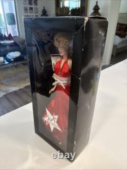 Franklin Mint Marilyn Monroe Night Before Christmas Portrait Doll NIB Red Gown