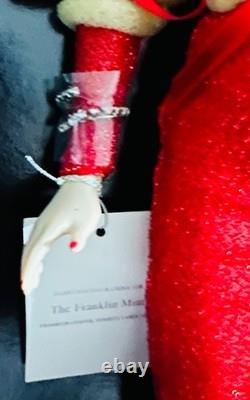 Franklin Mint Marilyn Monroe Night Before Christmas Portrait Doll NIB Red Gown
