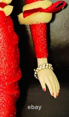 Franklin Mint Marilyn Monroe Night Before Christmas Portrait Doll NIB Red Gown