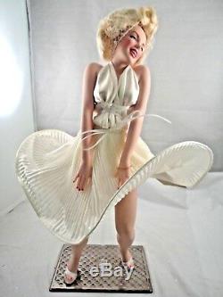 Franklin Mint Marilyn Monroe Porcelain Doll 7 Seven Year Itch With Box