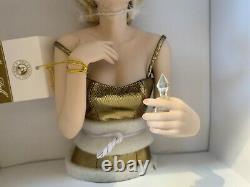 Franklin Mint Marilyn Monroe Porcelain Doll ALWAYS MARILYN Gold Dress