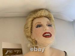 Franklin Mint Marilyn Monroe Porcelain Doll ALWAYS MARILYN Gold Dress