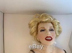 Franklin Mint Marilyn Monroe Porcelain Doll ALWAYS MARILYN Gold Dress NIB