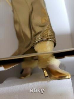 Franklin Mint Marilyn Monroe Porcelain Doll ALWAYS MARILYN Gold Dress NIB RARE