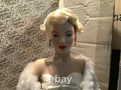 Franklin Mint Marilyn Monroe Porcelain Doll All About Eve With Box NICE