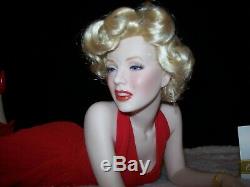 Franklin Mint Marilyn Monroe Porcelain Doll Forever Marilyn Rare Portrait Doll