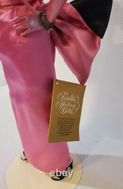 Franklin Mint Marilyn Monroe Porcelain Doll Gentlemen Prefer Blonds Pink Dress