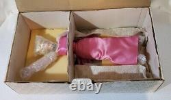 Franklin Mint Marilyn Monroe Porcelain Doll Gentlemen Prefer Blonds Pink Dress