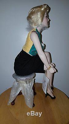Franklin Mint Marilyn Monroe Porcelain Doll NIB Unforgettable Marilyn RARE