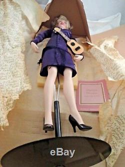 Franklin Mint Marilyn Monroe Porcelain Doll Some Like It Hot In Box Nib Coa