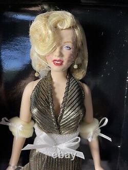 Franklin Mint Marilyn Monroe Porcelain Portrait Doll New In box Rare