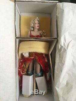 Franklin Mint Marilyn Monroe River Of No Return Porcelain Doll (new In Box!)