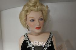 Franklin Mint Marilyn Porcelain Doll Irresistible, Marilyn With Fireplace RARE