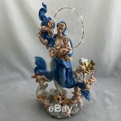 Franklin Mint Mary, Queen of Heaven Fine Porcelain Figurine Limited Edition