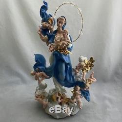 Franklin Mint Mary, Queen of Heaven Fine Porcelain Figurine Limited Edition
