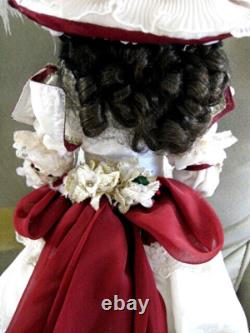 Franklin Mint Maryse Nicole CHRISTMAS ROSE DOLL NIB 21 Full JTD Porcelain