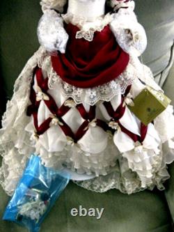 Franklin Mint Maryse Nicole CHRISTMAS ROSE DOLL NIB 21 Full JTD Porcelain