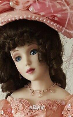 Franklin Mint Maryse Nicole Peony Porcelain Doll