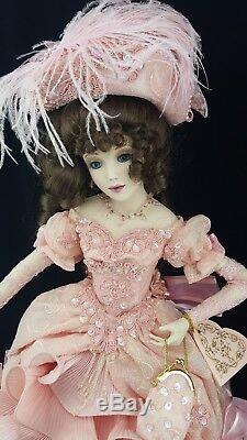 Franklin Mint Maryse Nicole Peony Porcelain Doll