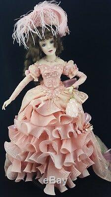 Franklin Mint Maryse Nicole Peony Porcelain Doll