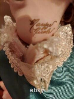 Franklin Mint Maryse Nicole Porcelain Bebe Bru Doll 15 Full Porcelain