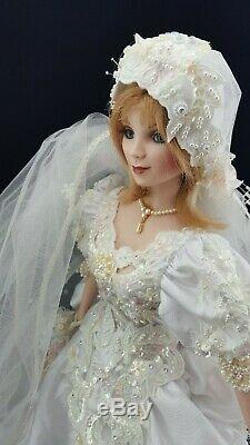 Franklin Mint Maryse Nicole Rachel Porcelain Bride Doll