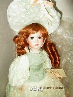 Franklin Mint Maryse Nicole Redhead Caroline Full Body Porcelain Doll 173 of 500