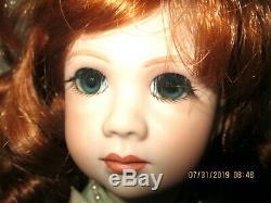 Franklin Mint Maryse Nicole Redhead Caroline Full Body Porcelain Doll 173 of 500
