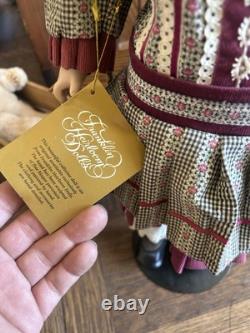 Franklin Mint Megan And Danny Porcelain Doll (1994) Coca Cola Heirloom Series