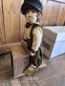 Franklin Mint Megan And Danny Porcelain Doll (1994) Coca Cola Heirloom Series
