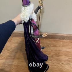 Franklin Mint Merlin Magician Wizard Camelot Series Porcelain Doll Hat Staff