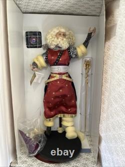 Franklin Mint Merlin Magician Wizard Camelot Series Porcelain Doll with Stand BOX