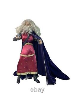 Franklin Mint Merlin Wizard Camelot Series Porcelain Doll Read