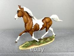 Franklin Mint Misty of Chincoteague Pinto Horse Statue by Pamela Du Boulay