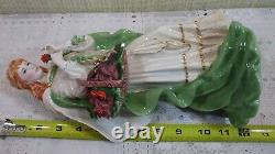Franklin Mint Musical Irish Lady 12 Porcelain Figurine The Rose Of Tralee L3