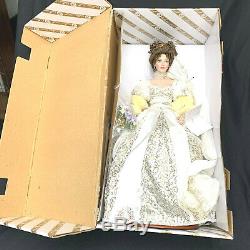 Franklin Mint Natalia Spring Bride Porcelain Collectors Faberge Doll NRFB