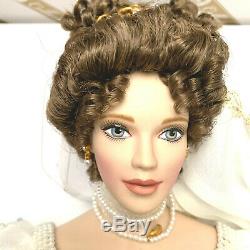 Franklin Mint Natalia Spring Bride Porcelain Collectors Faberge Doll NRFB