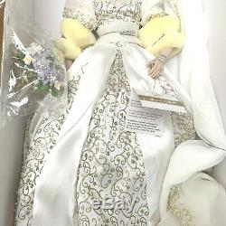 Franklin Mint Natalia Spring Bride Porcelain Collectors Faberge Doll NRFB