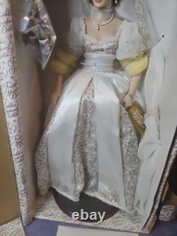Franklin Mint Natalia The Faberge Spring Bride. Porcelain Doll. COA. Box. NRFB