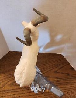 Franklin Mint National Wildlife Collection 1989 BIGHORN SHEEP Ram Crystal