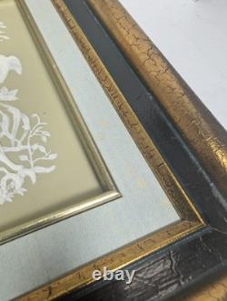 Franklin Mint Nature's Four Seasons Parian Porcelain Set (4) Framed Plaques 1977