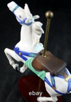 Franklin Mint PATRIOT HORSE TREASURY OF CAROUSEL ART Figurine GREAT CONDITION